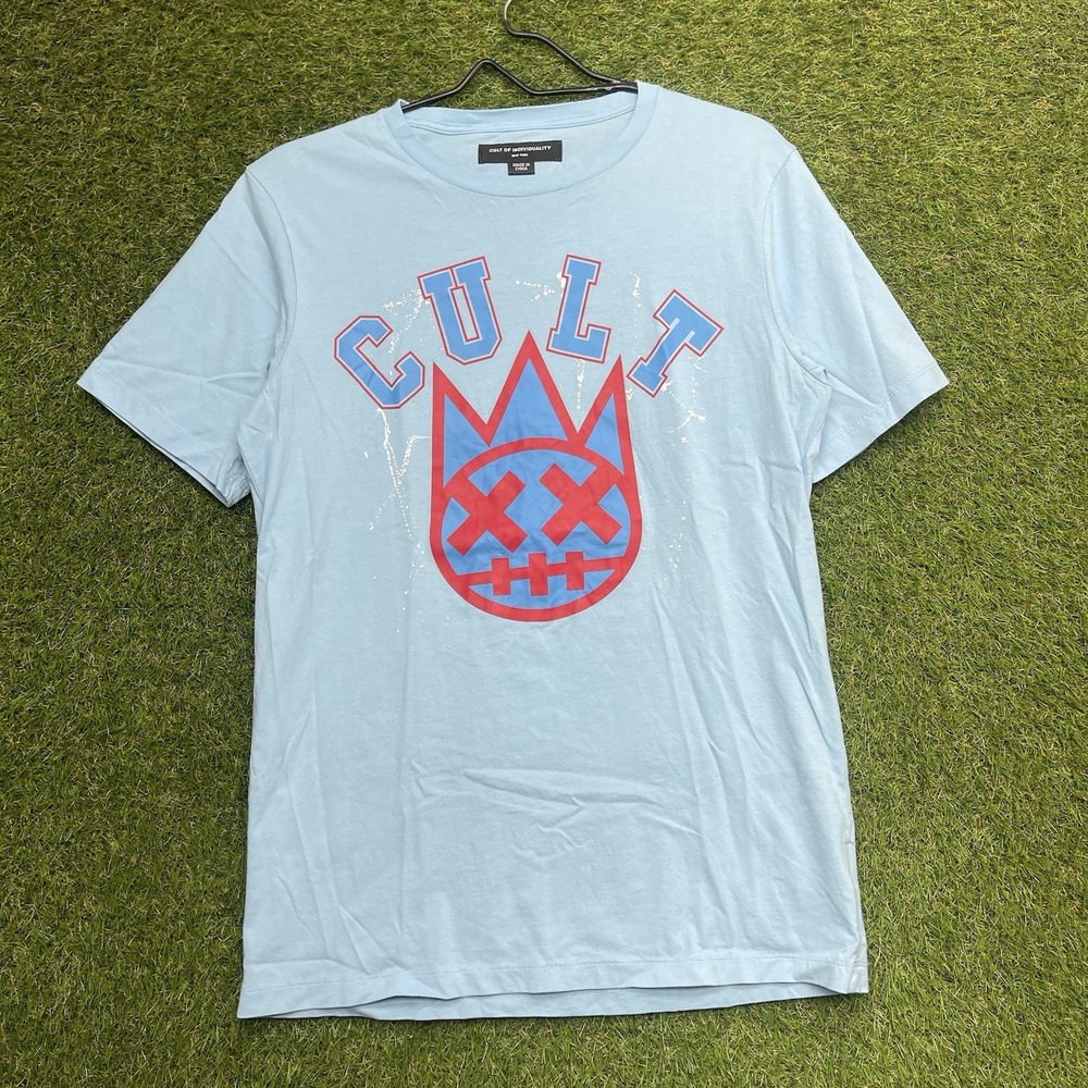 Cult of Individuality Shirt Mens Small Crew Neck Shimuchan Logo New York y2k